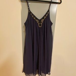 Purple beaded dress